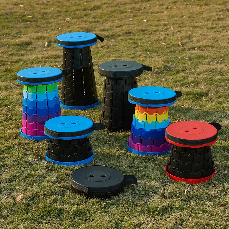 And Outdoor Camping Fishing With Carry Bag Telescopic Stool