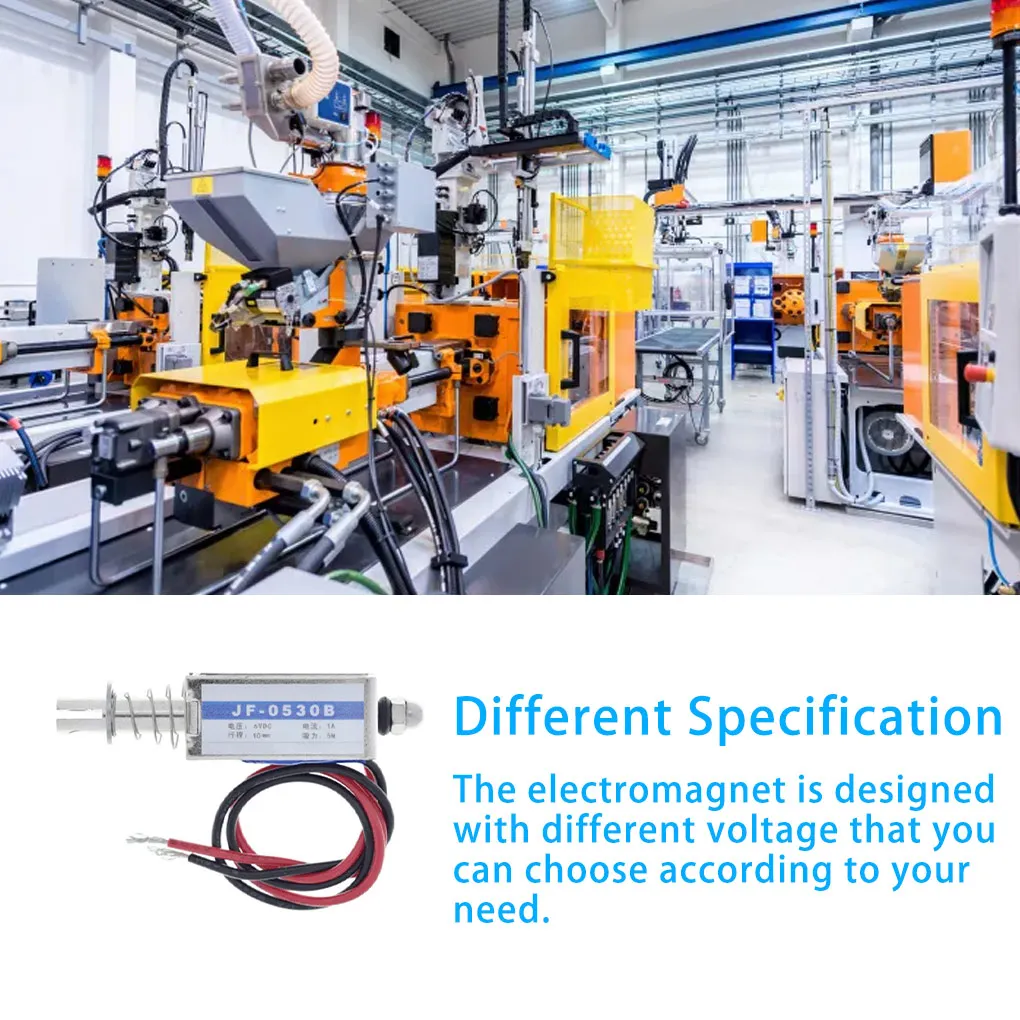 

Metal Solenoid Electromagnet Frame Portable Detachable Replacement Reusable Typewriter Electromagnets Accessories 12V