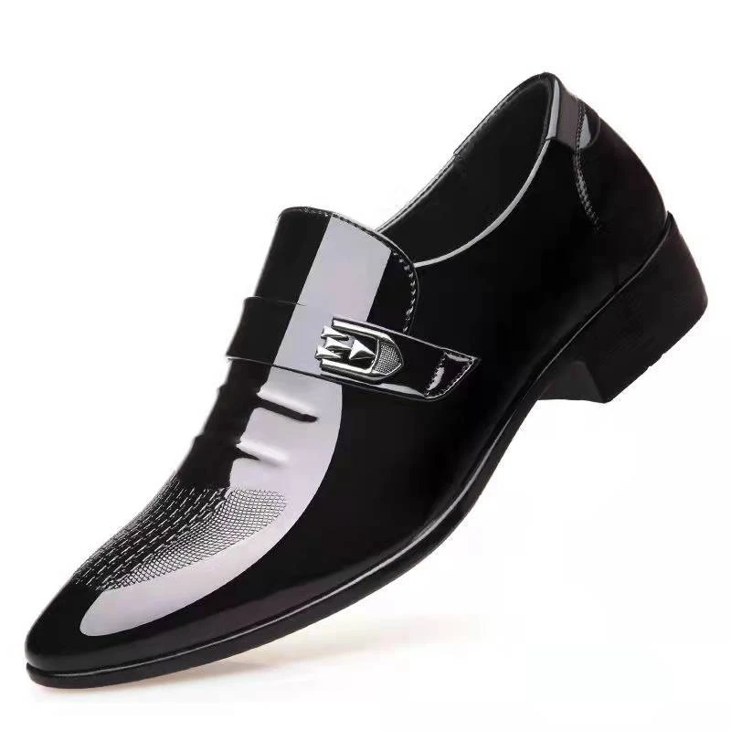 Fashion Elegant Dress Shoes for Men Italian Man Formal Leather Shoes Male Casual Society Loafers Shoe Male Footwear Large Sizes