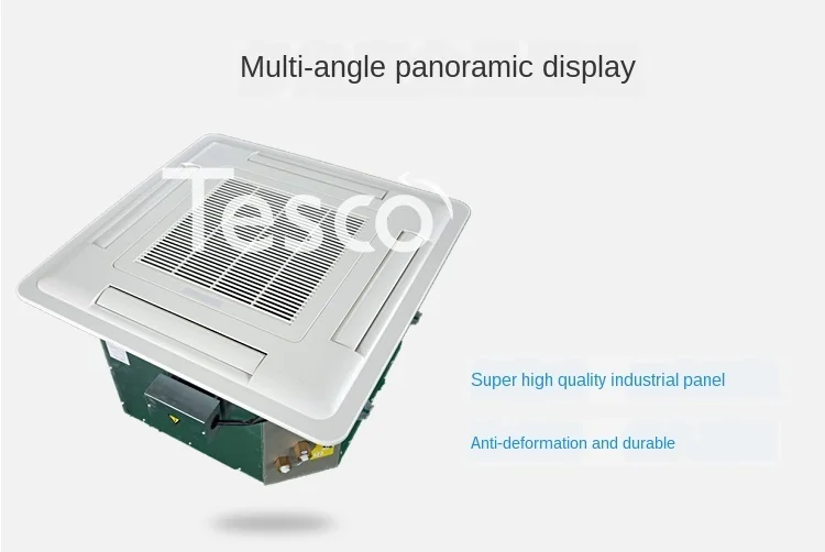 

Cassette fan coil ceiling machine embedded four-sided air outlet cooling and heating central water conditioning