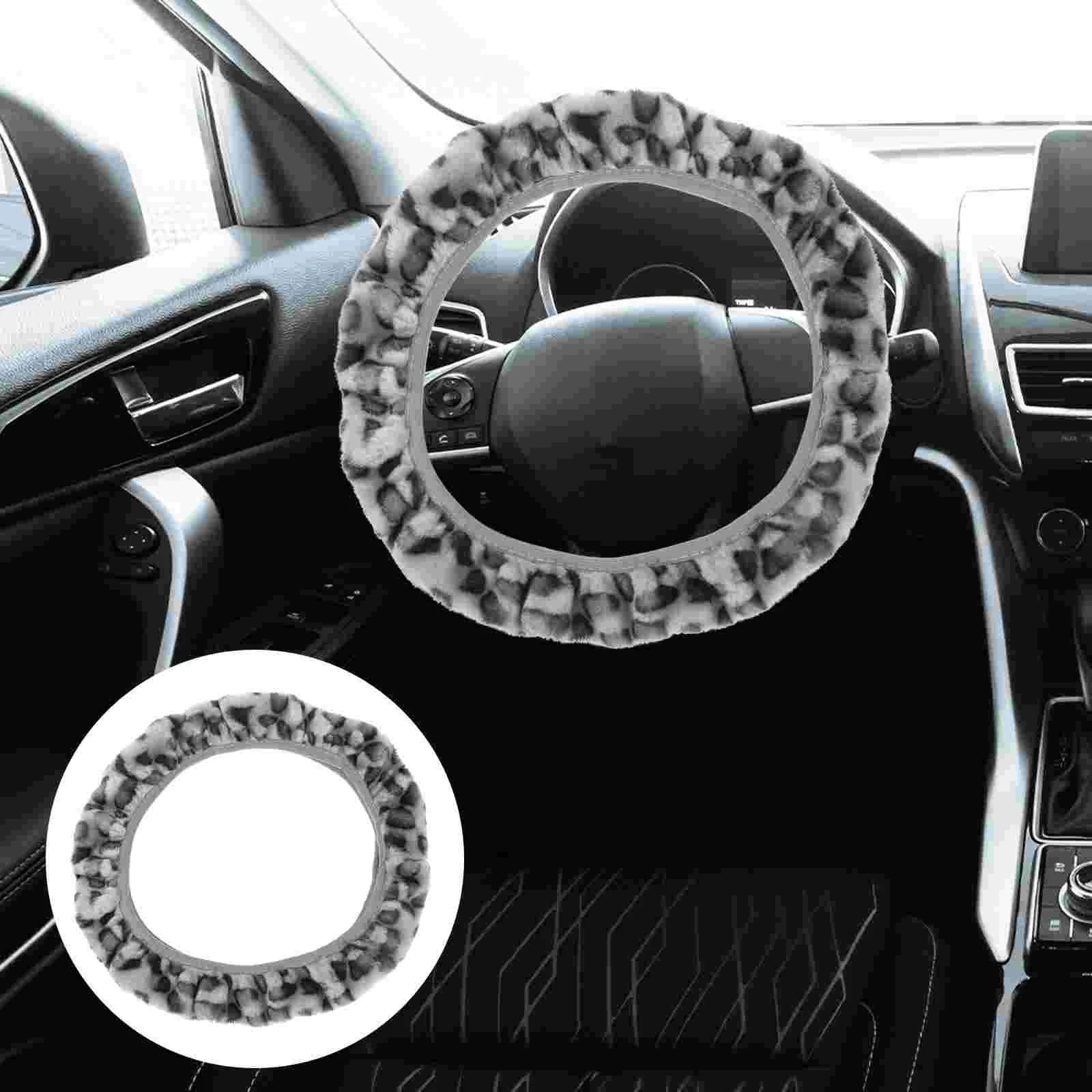 

Wheel Cover Steering Carfluffy Plush Covers Accessorieselastic Protector Skid Vehicle Men Anti Dice Women Racing