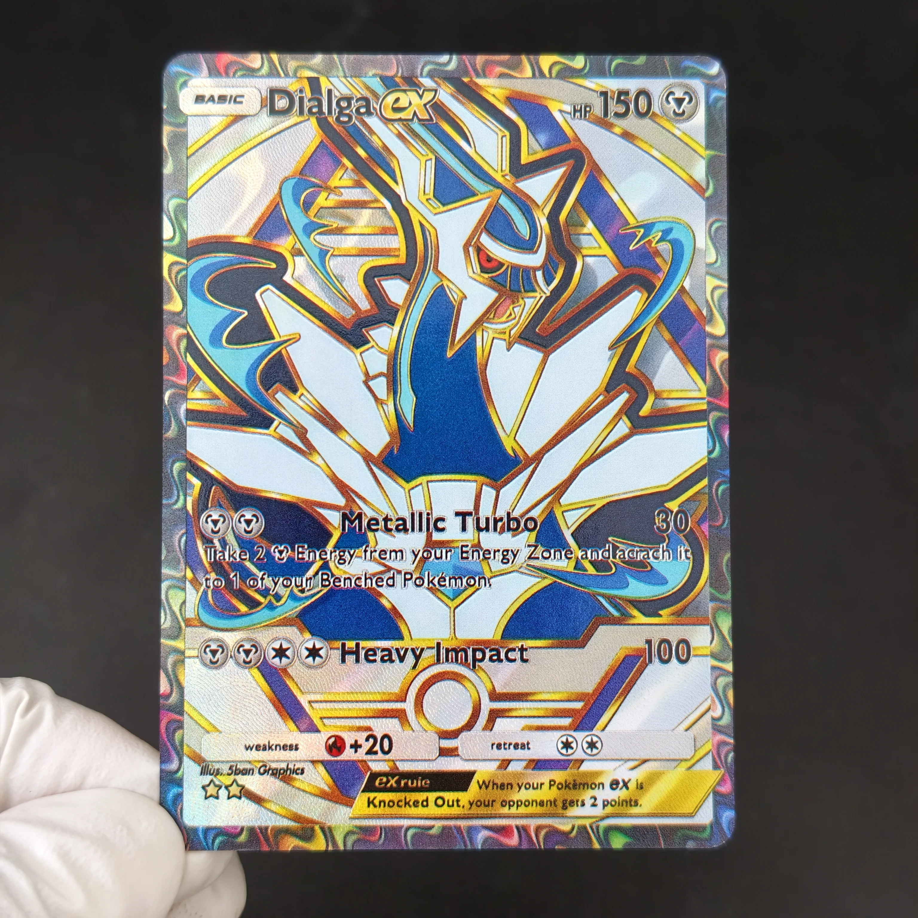 Фото Набор из 13 коллекционных карт PTCG Pokemon Pocket Card (английская версия): золотые UR-карты, Arceus ex, Charizard, Lunala, Solgaleo, Pikachu, голографические текстурированные карты №5