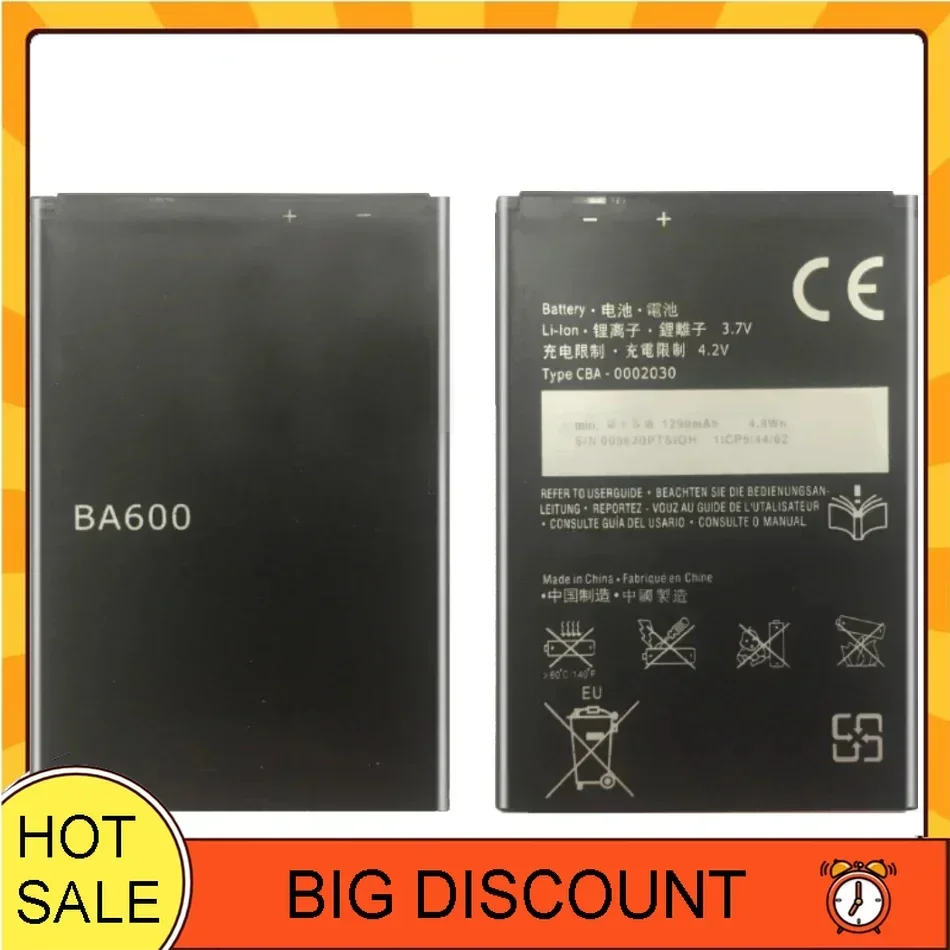 Аккумулятор YKaiserin 1290 мАч BA600 для Sony Xperia U ST25I St25a St25 Kumquat