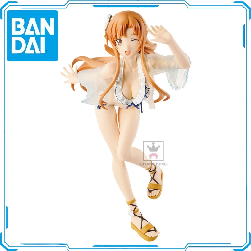 В наличии оригинальная фигурка Bandai BANPRESTO EXQ Sword Art Online Yuuki Asuna анимационная игрушка