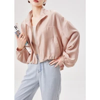 shuchan design high quality thin summer jackets for women asymmetric length korean coats women long sleeve