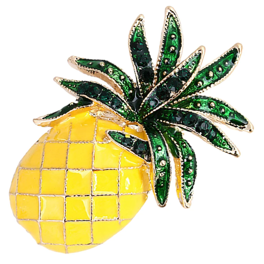 

Fruit Brooch Ladies Summer Brooch Temperament Brooch Pin Pineapple Corsage Pin