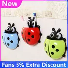 Лидер продаж, держатель для зубной пасты, набор игрушек для ванной, Детские милые игрушки, подарки, зубная щетка божья коровка