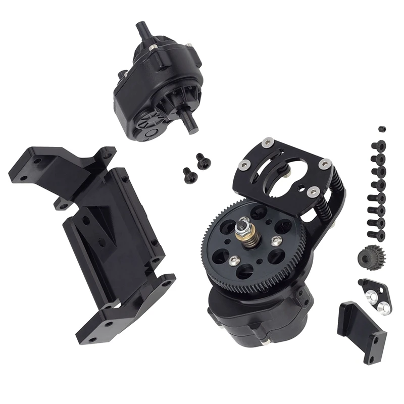 

Набор металлических односкоростных редукторов R3 и переносных чехлов для RC4WD D90 Gelande II D110 G2 FJ40 1/10 обновленные модели радиоуправляемых автомоб...