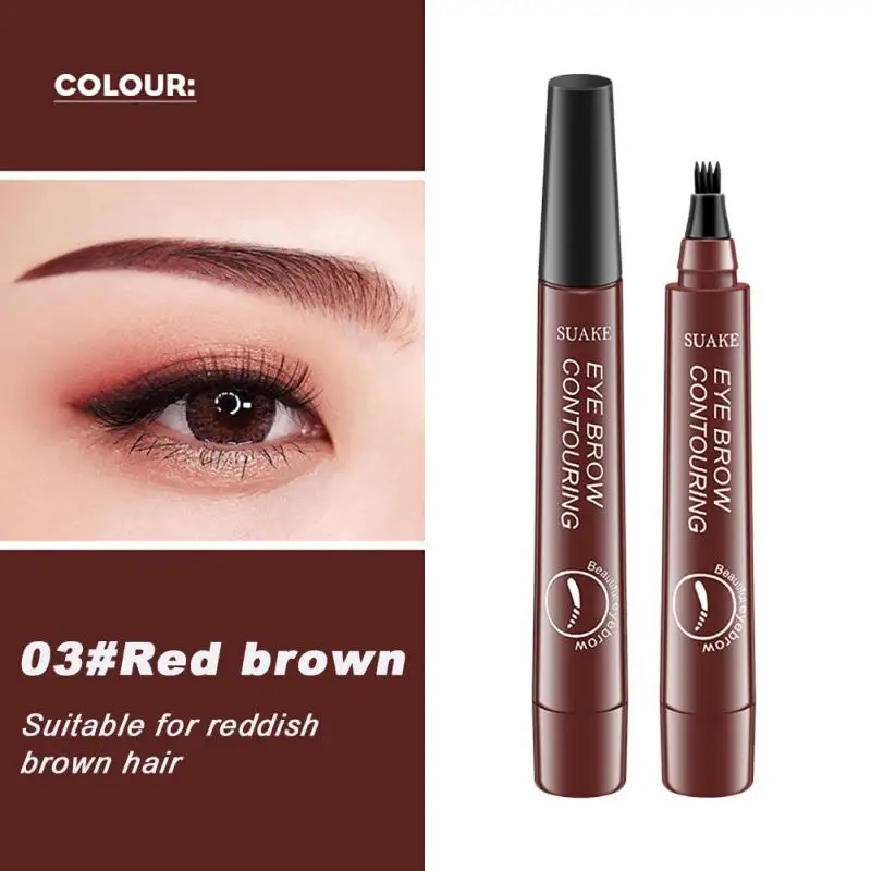 

5 Colors Eyebrow Pencil Micro-carving Does Not Take Off Makeup Long Lasting Natural Dark Brown Liquid Eye Brow Pencil Cosmetics