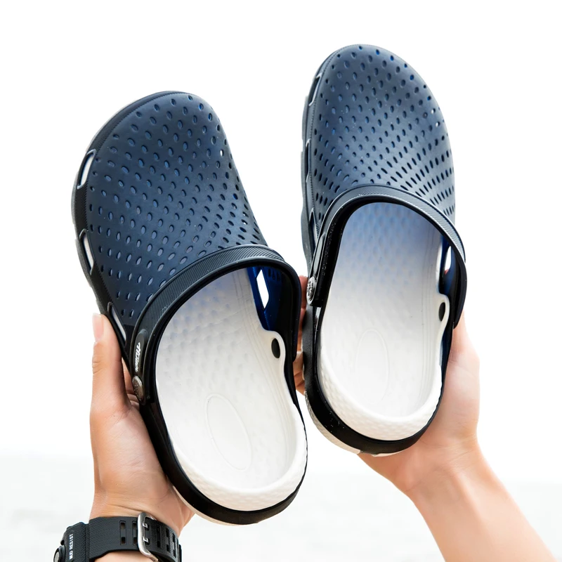 

Classic Slip On Garden Clog Shoes Men Quick Drying Summer Beach Slipper Breathable Outdoor Sandals Platform Gardening shoes