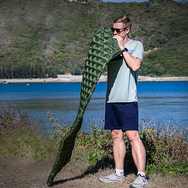 R3.0 Сверхлегкий надувной воздушный коврик 40D нейлон ТПУ уличный влагостойкий