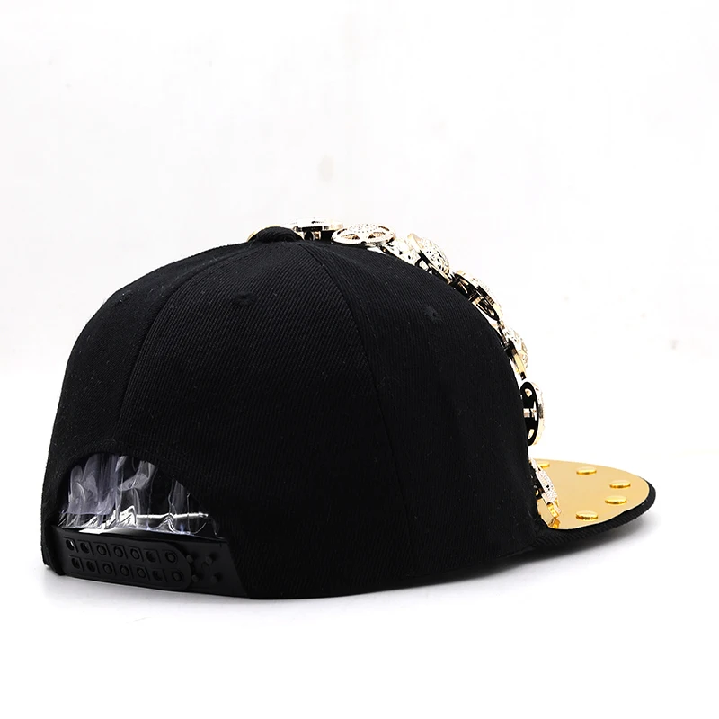 Adult Hip Hop PUNK Rock Full Spike Studs Rivets Snapback Women Caps Men boy Cool Flat Peaked Baseball Hats |
