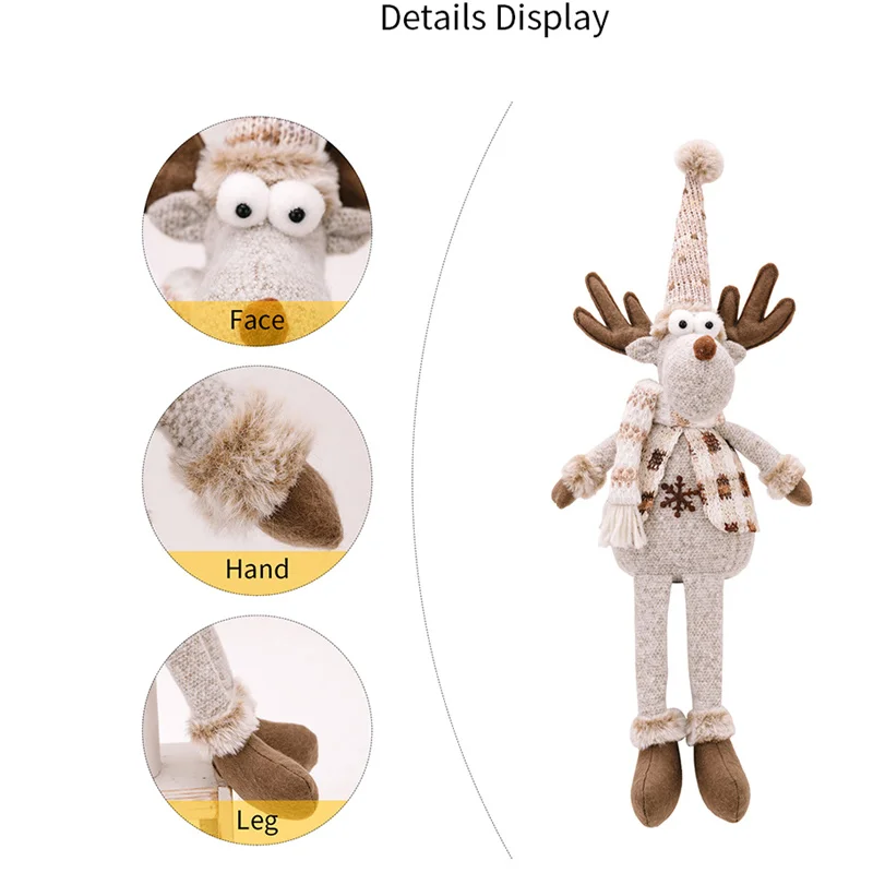 Рождественские украшения для кукол в скандинавском стиле кукла Санта-Клаус