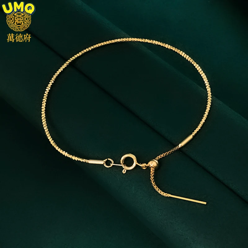 

UMQ Shajin Bracelet Girls' Summer Fine Style Exquisite 18k Hand Rope Can Wear Beads Original Ins Niche Design Universal Bracelet