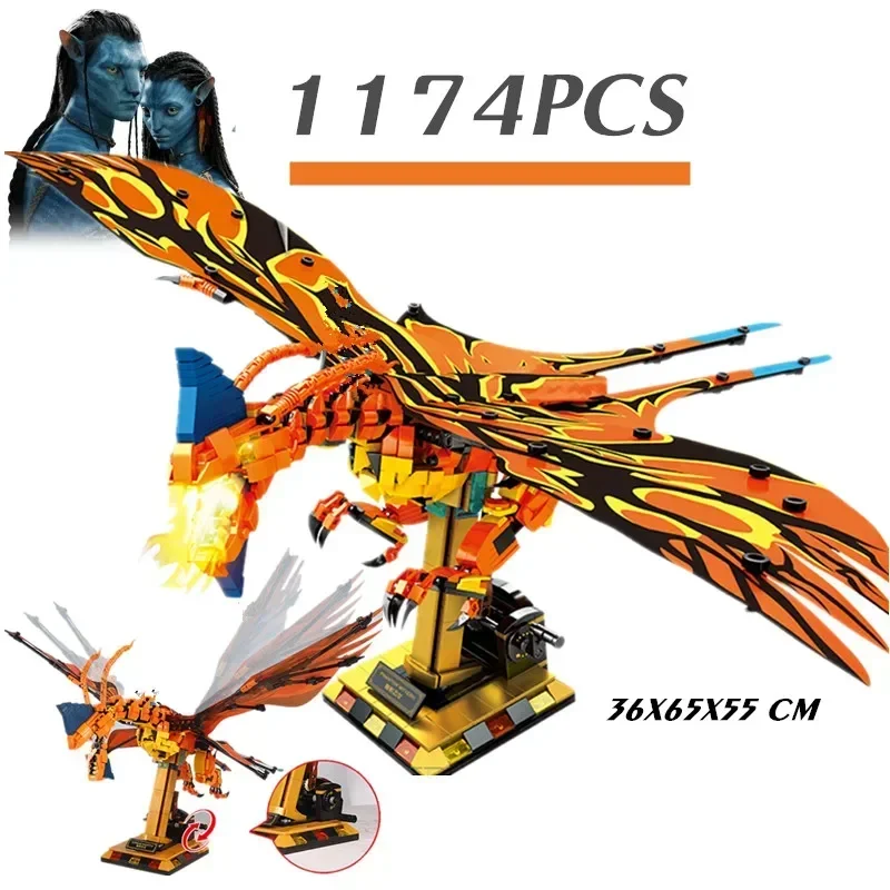 Miniso Disney Avatars Птерозавр драконы модель света мира строительные блоки кирпичи