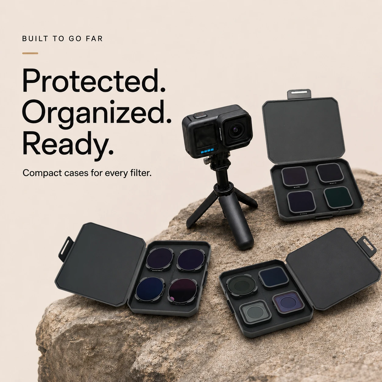Набор из 4 фильтров Freewell: ND, NDPL, ND10000, CPL, LPR и Glow Mist 14 для камеры GoPro Mission 1 Pro  Mission 1. (art.: 3920dcf413b2d) - 3920dcf413b2d
