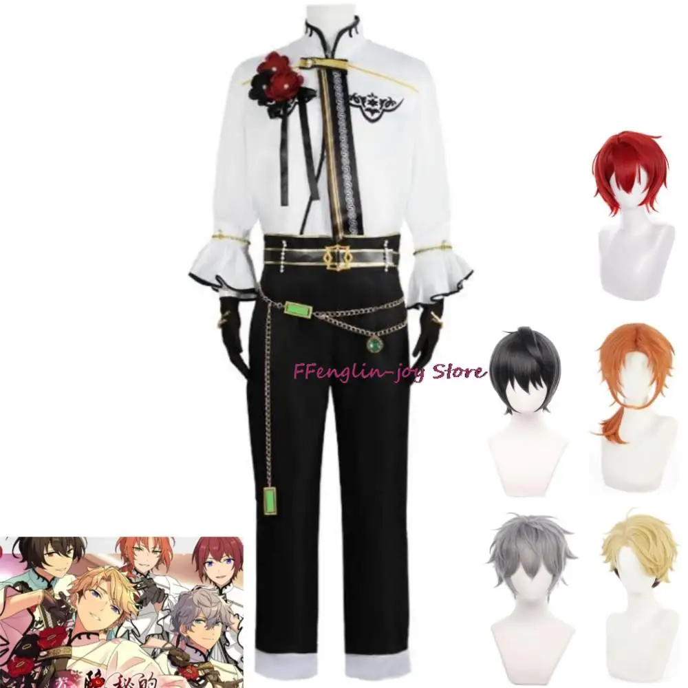 

Game Ensemble Stars 2 Knights Tsukinaga Leo Sena Izumi Sakuma Ritsu Narukami Arashi Suou Tsukasa Cosplay Costume Anime Wig Suit