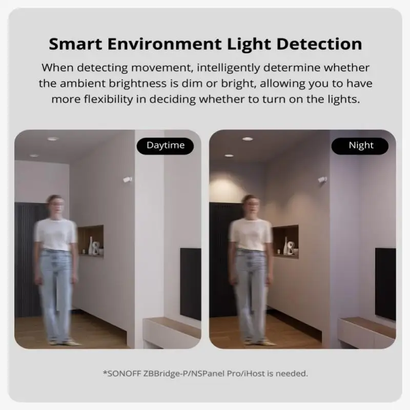 Датчик движения SONOFF SNZB-03P Zigbee умный детектор более быстрое обнаружение