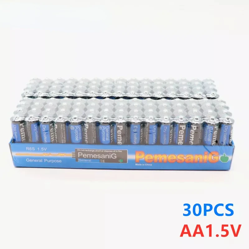 

30PCS Disposable alkaline dry battery AA 1.5V Battery, Suitable For Camera, Calculator, Alarm Clock, Mouse, Remote Control