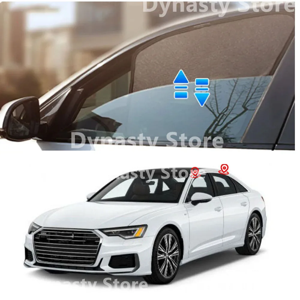 Магнитный солнцезащитный козырек для Audi A6L 2019-2024
