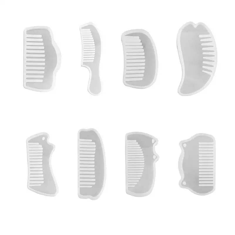 

Silicone Comb Mold for Epoxy Resin With Real Flower Handmade Jewelry Tools Resin Molds for Jewelry