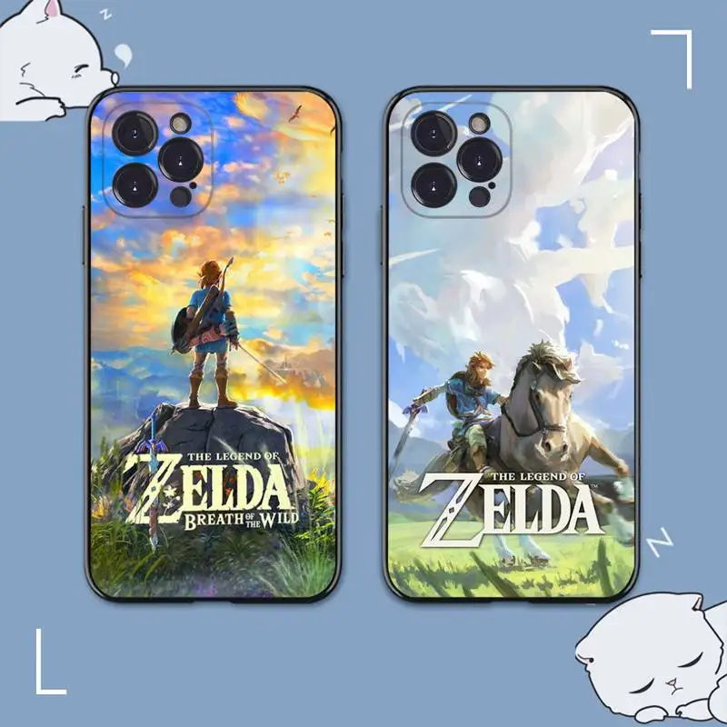 

POP MART TTHE-LEGEND -OFF-ZELDAA Phone Case For iPhone 8 7 6 6S Plus X SE 2020 XR XS 14 11 12 13 Mini Pro Max Mobile Case