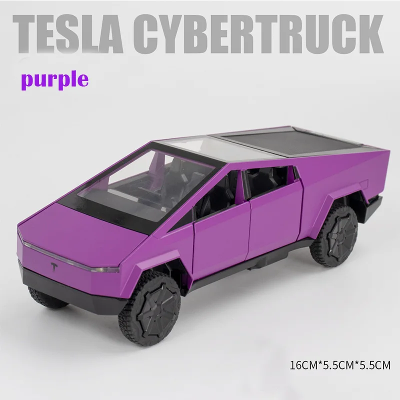 Модель автомобиля Tesla Cybertruck из сплава в масштабе 1:32 литые автомобили игрушечные