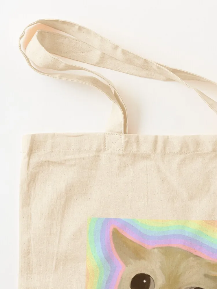 Кошка кашля это как маленькие дети сумка-тоут с мемом от эко-сумка складные