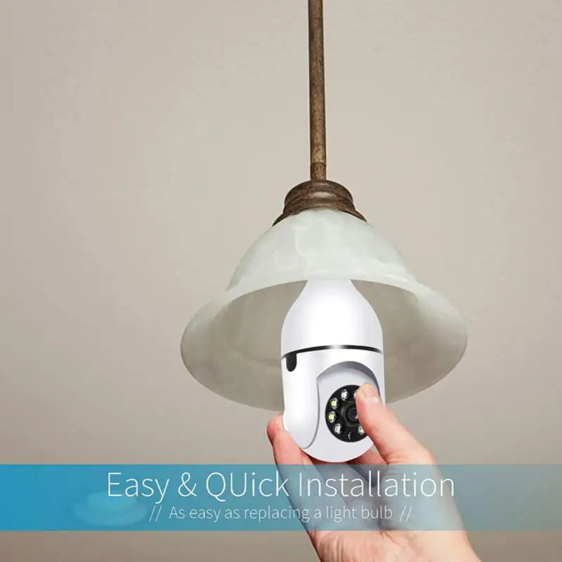 

2MP Tuya умная жизнь E27 лампа камера 1080P Wifi IP PTZ ИК Ночное Видение Домашняя безопасность автоматическое отслеживание видео камера наблюдения