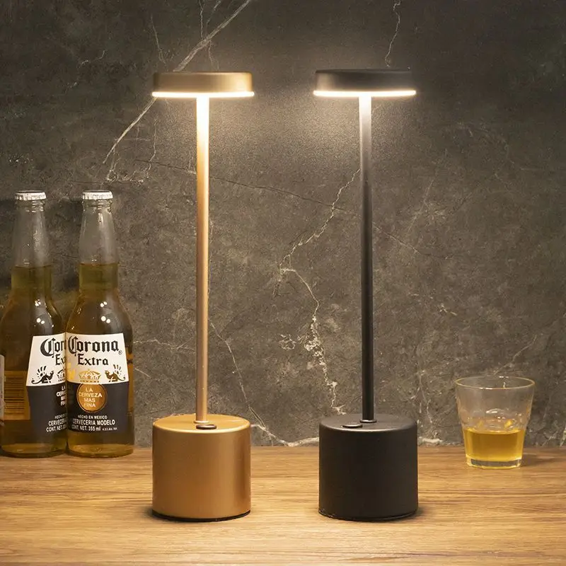

Настольная лампа, портативная сенсорная настольная лампа, USB-зарядка, окружающая лампа для ресторана, спальни, бара, кемпинга, кофейни, ночник
