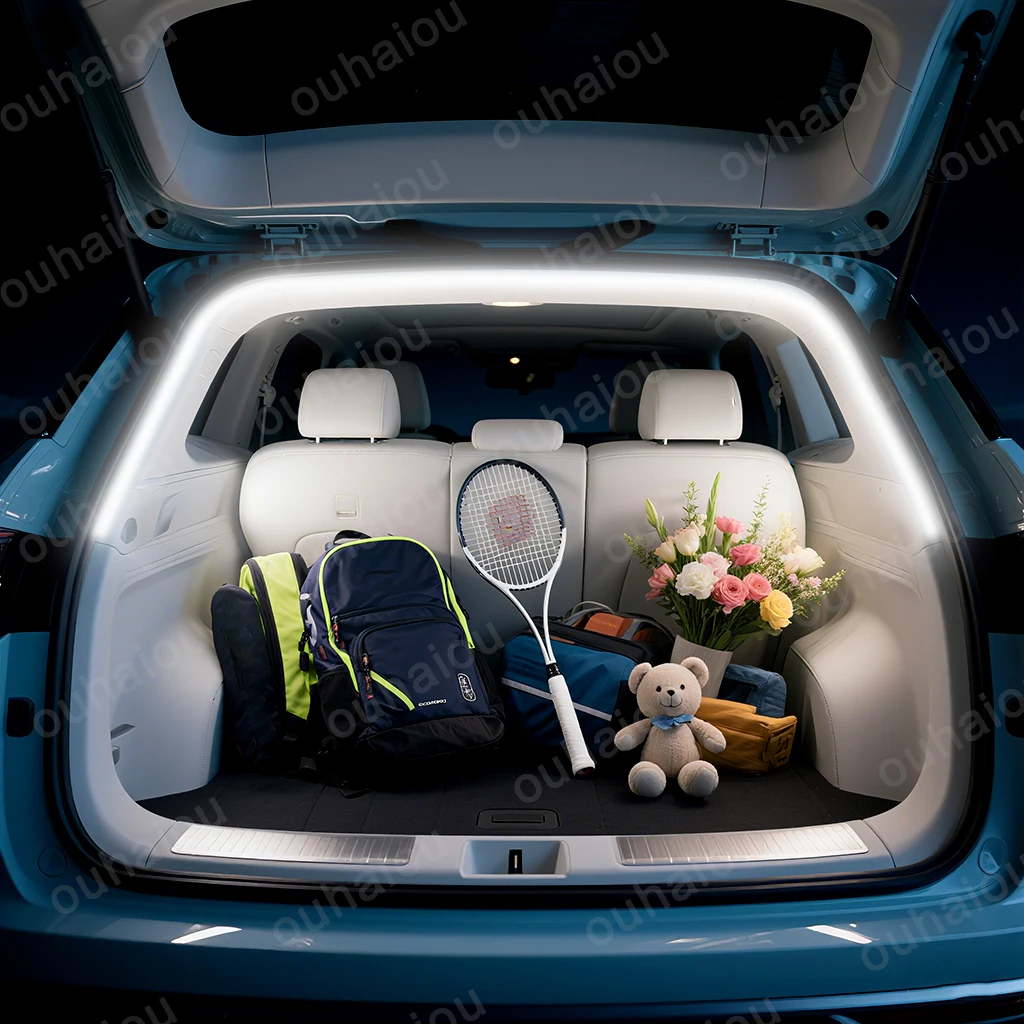 

ДЛЯ серии Geely Monjaro Galaxy модификационный светильник багажника Атмосферные фонари Белый теплый белый задний светодиодный светильник багажника