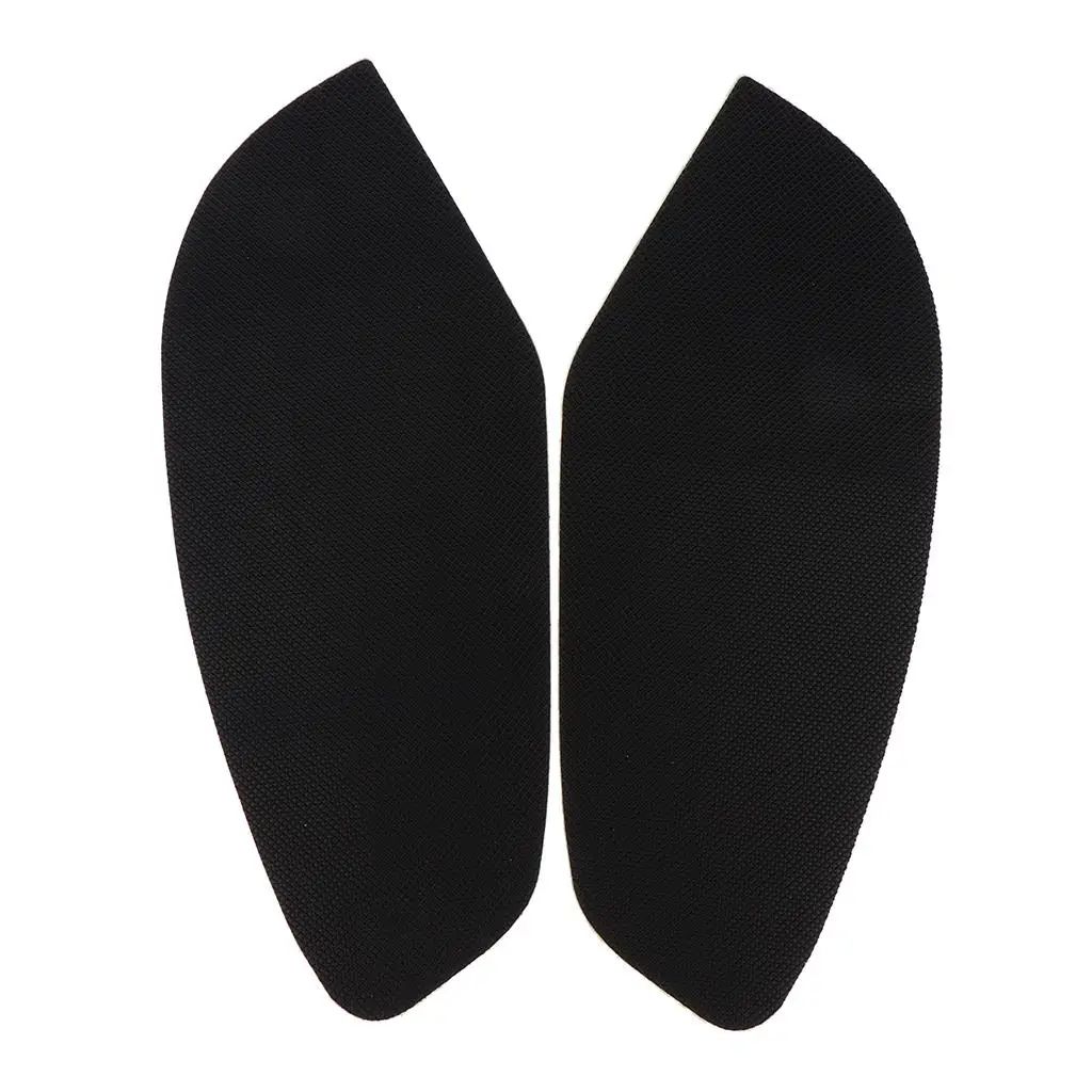 

Black Motorcycle Sticker Rubber Gas Tank Traction Pads Grip Guard Protection Cover Sturdy Durable for Yamaha R6