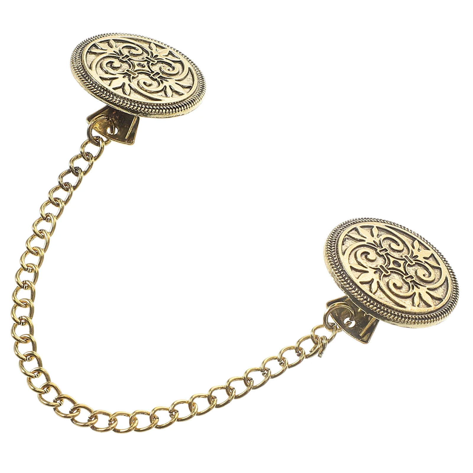 Винтажный свитер зажимы-цепочки для шали держатели воротника кардигана