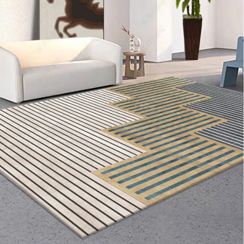 Геометрический Коврик для гостиной спальни ковер прикроватный квадратный