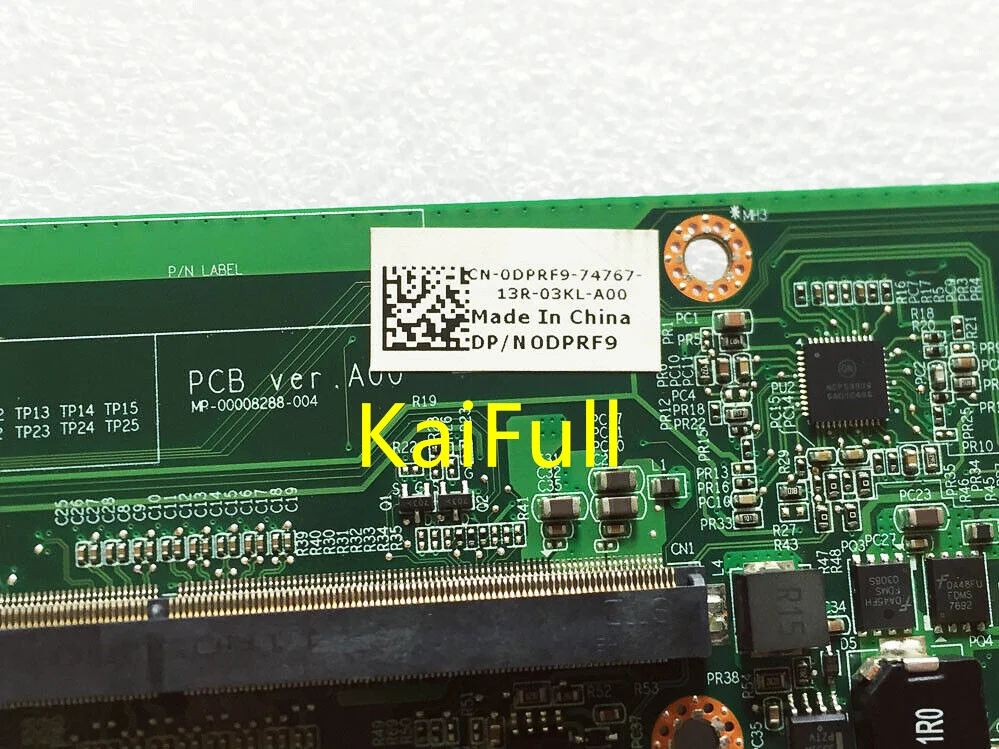 100% рабочий 0DPRF9 DPRF9 AM3 DDR3 MP-00008289-004 материнская плата для Dell Inspiron One 2305 2205 AIO ( MXM HD5470M