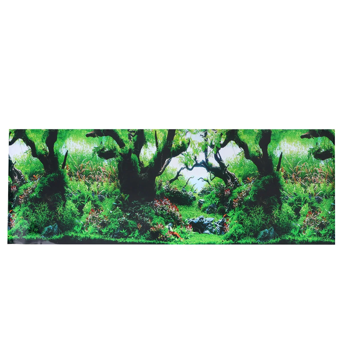 

Background Tank Aquarium Gallon Sticker Pictures Decorations Wallpaper Backdrop Black Decoration 3D Backgrounds Poster Wall