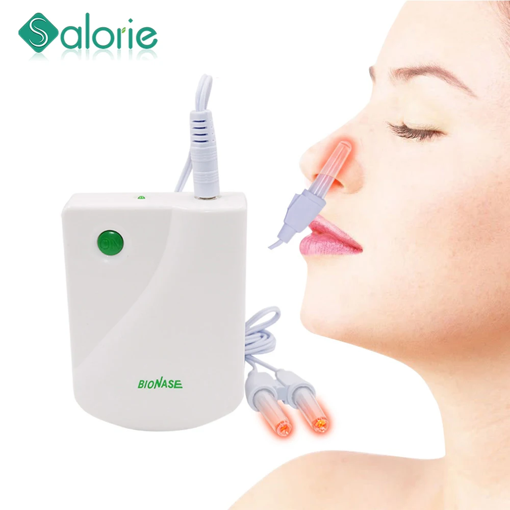 

BioNase Nose Rhinitis Sinusitis Cure Therapy Nose Massage Hay fever Low Frequency Pulse Laser Runny sneeze treatment Machine