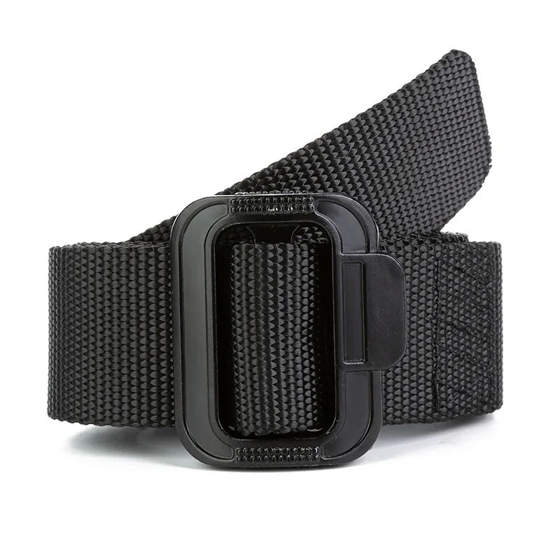 Men Casual Canvas Belts Youth Outdoor Nylon Belt High Quality Tactical Belt Nylon Quick-drying Woven Canvas Waistband