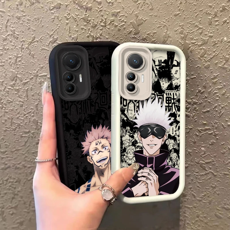 Мультяшные комиксы juютсу Kaisen для Xiao POCO 12T 11 F2 F3GT F4 F5 X X4 X5 M3 14 Pro GT 4G фотовспышка