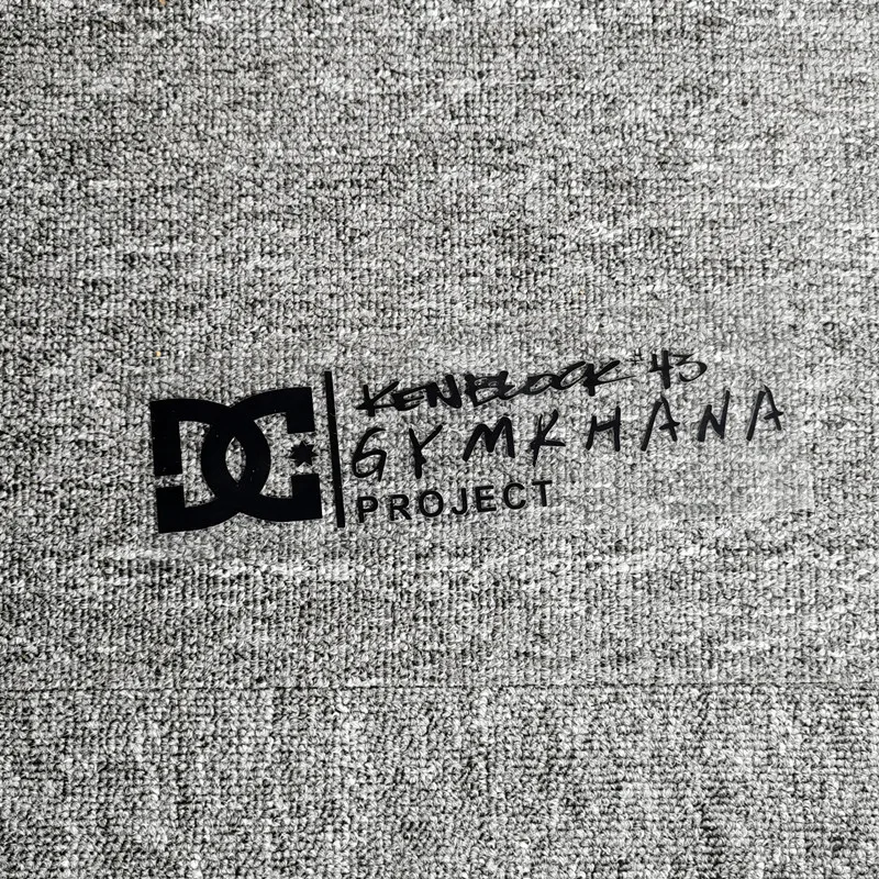 

Автомобильные наклейки DC Ken Block # 43, светоотражающее украшение GYMKHANA Project для окна, лобового стекла, багажника, бампера, скейтборда мотоцикла