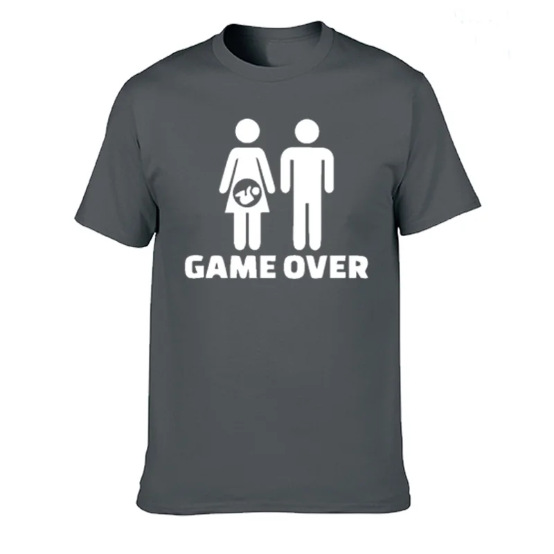 

Забавная новая футболка для папы, новая футболка для мам, хипстерская игровая футболка для пары, футболка с принтом в стиле Харадзюку, топы для беременных, Мужская футболка