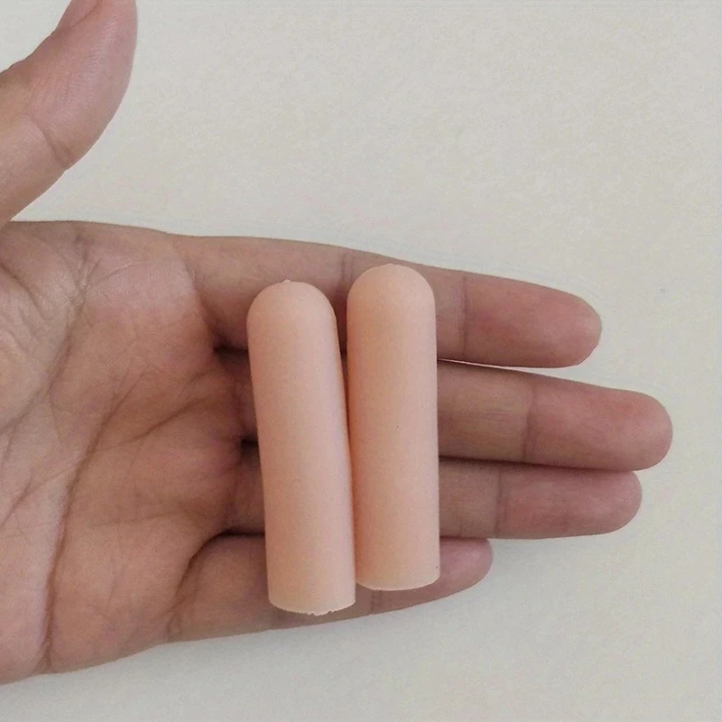 

2 шт. моющиеся силиконовые напальчники для сухой кожи, треснувшие многоразовые защитные приспособления для пальцев