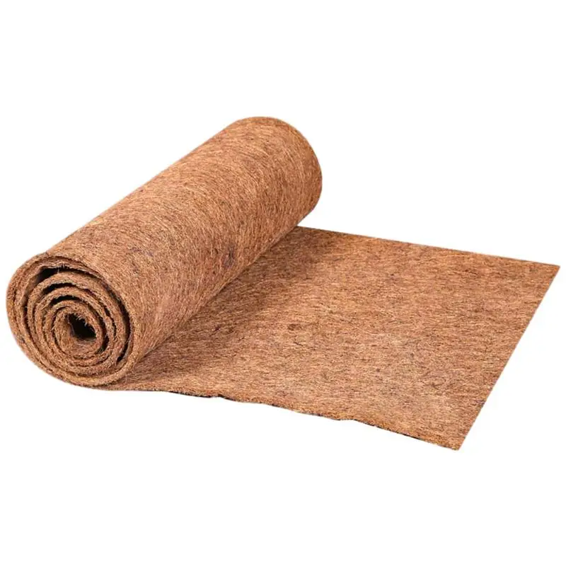 

4020 Plant Coir Mat 20x40inch Natural Coconut Fiber Liners Coco Liner Sheet Coconut Palm Mat Coco Liner Roll For Planters And