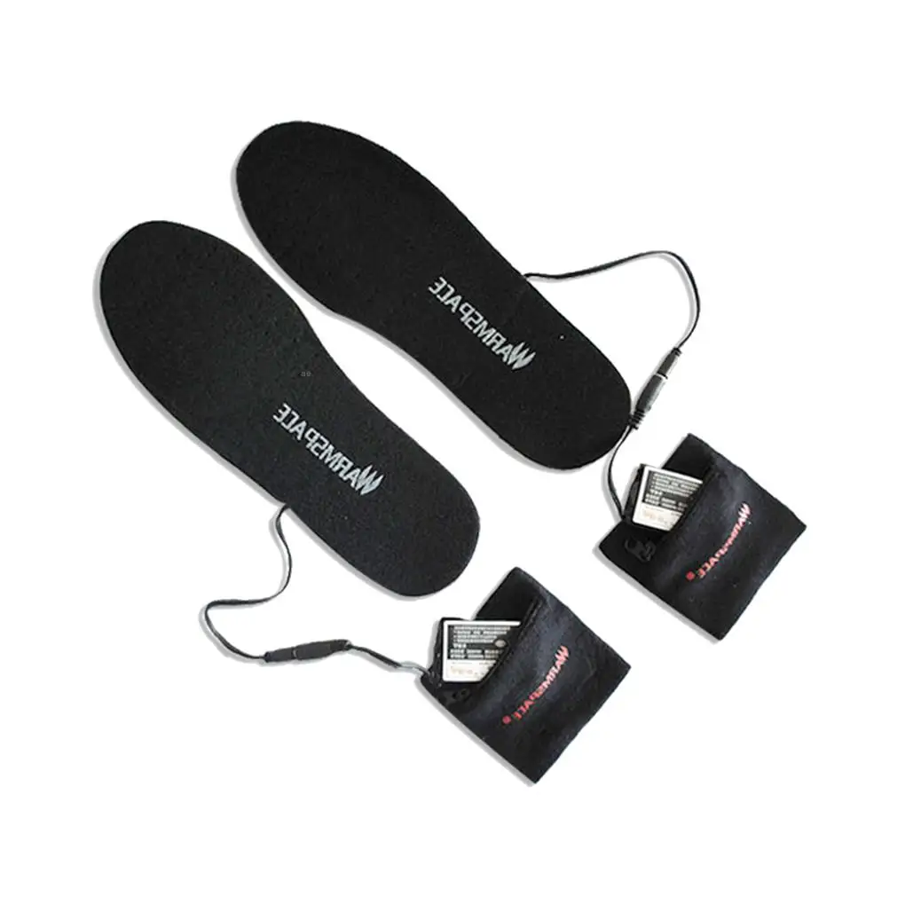 

Unisex USB Electric Powered Heating Insoles For Outdoor Sports Shoes Boots Feet Warmer Plush Fur Soft Heated Insoles Supplies