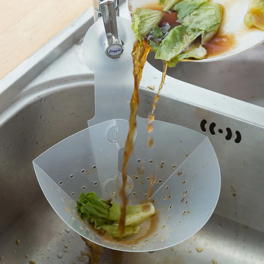 

Kitchen Sink Strainer Foldable Sink Stopper Anti-Blocking for Leftovers Garbage Hanging Net Drain Basket Strainer