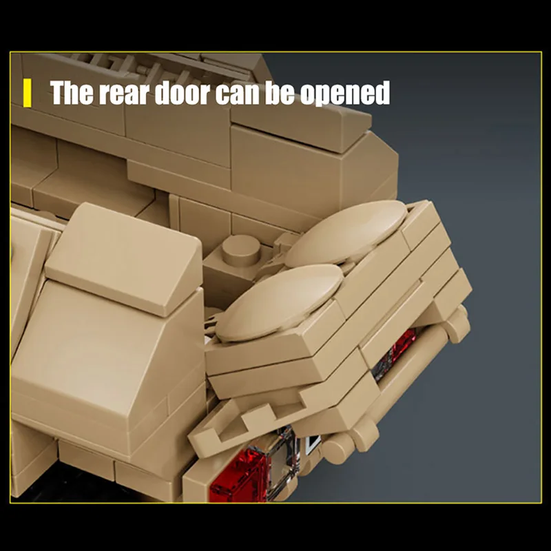 Военные WW2 SdKFz250 доспехи Halftrack строительные блоки DIY бронированный носій персонала