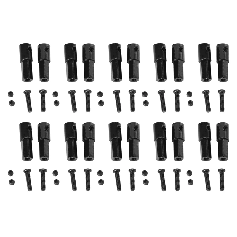 

20Pcs Metal Rear Axle Shaft Adapter Accessories For WPL D12 C14 C24 C34 B24 B36 MN D90 D91 MN99S RC Car Parts