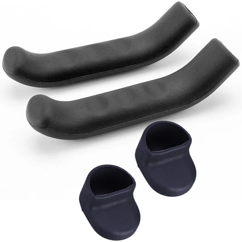 

1 пара силиконовых чехлов для ручки тормоза и 2 шт. крыльев для скутера, силиконовый защитный чехол для Xiaomi M365