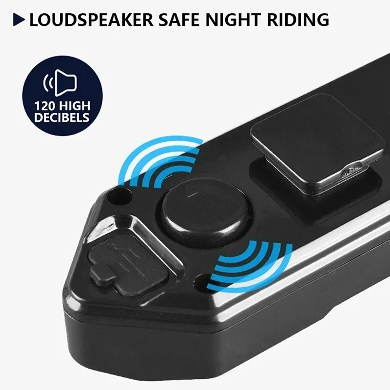 USB перезаряжаемый велосипедный указатель поворота задний фонарь беспроводной
