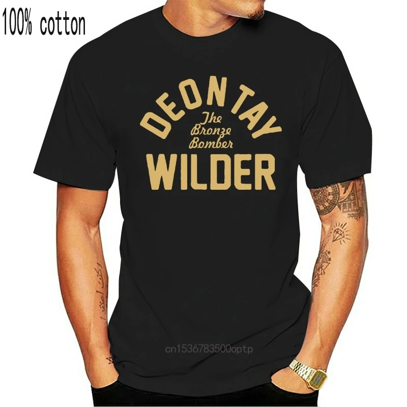 

Man Clothing New Summer Men's Casual Print T-Shirt Fashion New Summer Style Casual Wear DEONTAY WILDER Short Fashion T-shirt Me